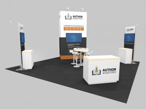 RENTAL | RE-9209 Gravitee Modular Island Exhibit -- View 1