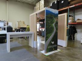 Custom Sustainable Modular Exhibit with Inline and Island Configurations -- View 6